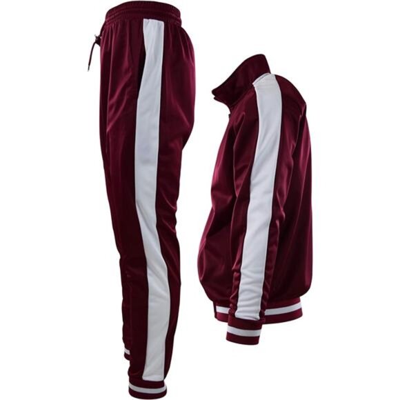 Mens Athletic 2 Piece Tracksuit Set - Picture 3 of 7